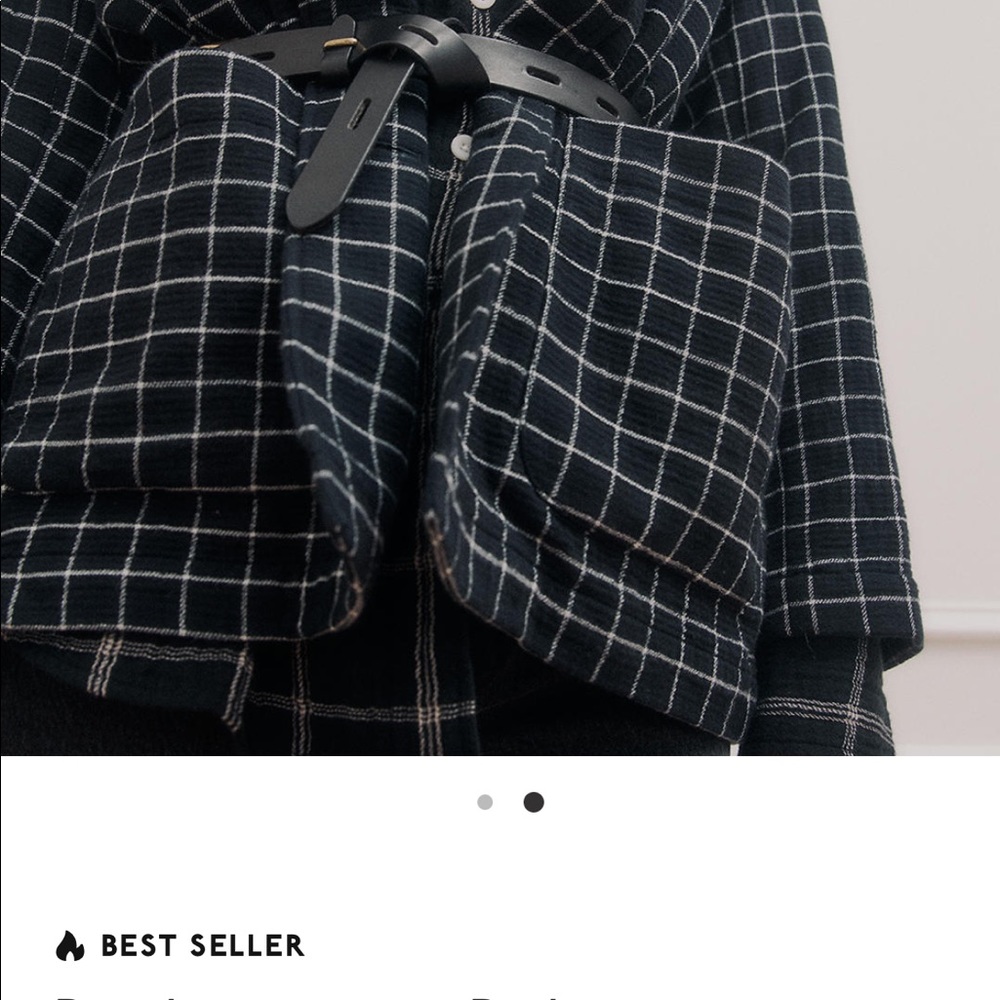 Madewell backcountry belt size XXS in black